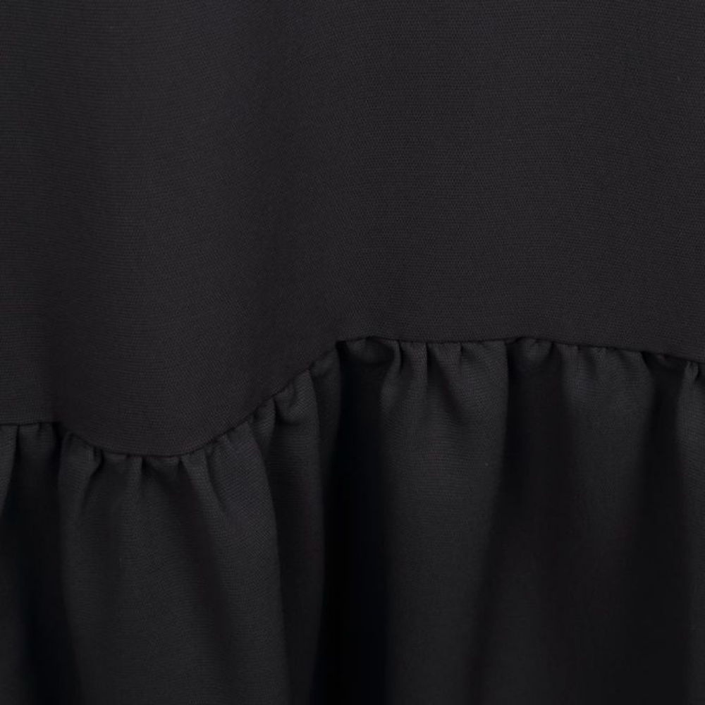 COPY - MICHAEL KORS SLIP DRESS WITH FLOUNCE WOMAN BLACK. - Picture 5 of 7